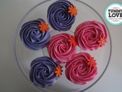 Roze/Paarse Cupcakes